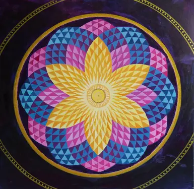Mandala mit Spirograf