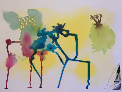 Tusche, Fineliner (2023)