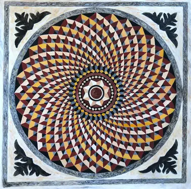 Bodenmosaik der Basilika San Marco in Venedig Bodenmosaik der Basilika San Marco in Venedig