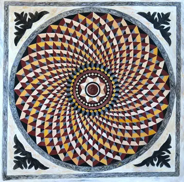Tusche, Gouache, Bodenmosaik Markusdom Venedig