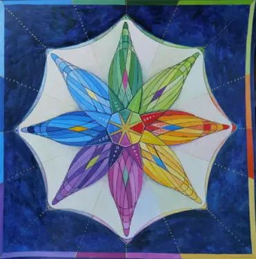 Mandala mit Spirograf
