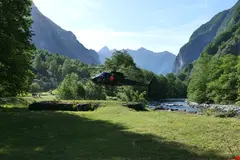 Der Startplatz im Bavonatal Der Startplatz im Bavonatal