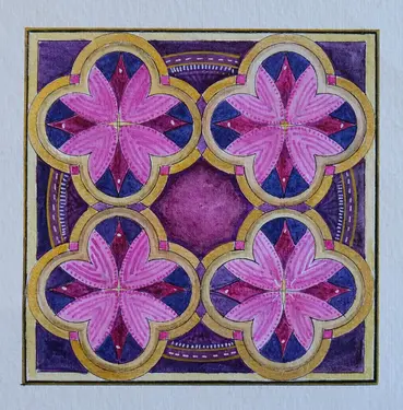Aquarell, Buntstifte