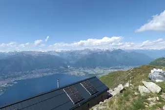 Oberhalb der Hütte - Blick Richtung Maggiadelta